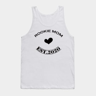 Rookie mom black Tank Top